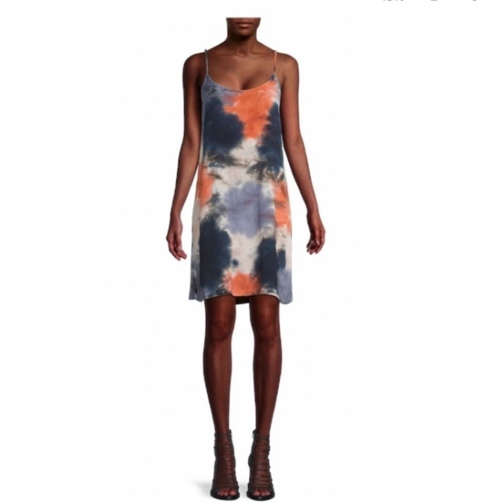 Monrow Tie Dye Slip Dress.